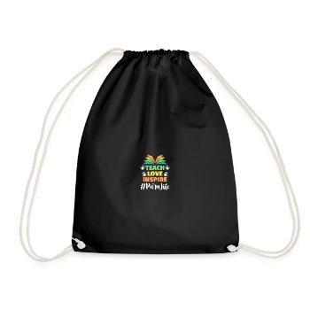 Assistant Teacher Paraprofessional Paraeducator - Drawstring Bag - black - Front