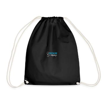 Oncologist Oncology Nurse - Drawstring Bag - black - Front