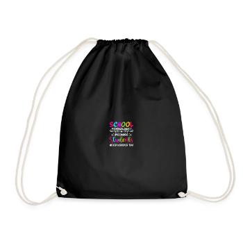 Psychologue scolaire de psychologie - Sac de sport léger - noir - Devant