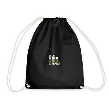 Music Musical Chorus Opera Singer - Drawstring Bag - black - Front
