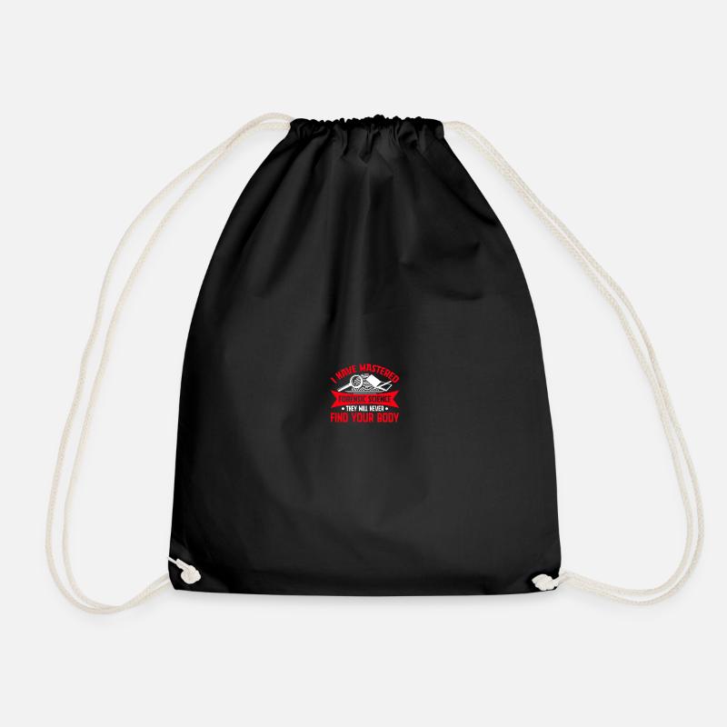 Private detective team Tatort Forensic Science - Drawstring Bag - black