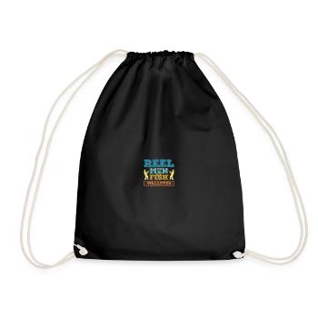 Chasseur de doré jaune Pêche au doré - Sac de sport léger - noir - Devant