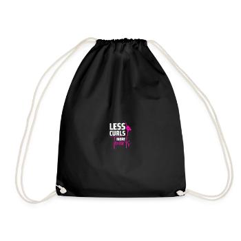 Majorette danseuse tambour-major - Sac de sport léger - noir - Devant