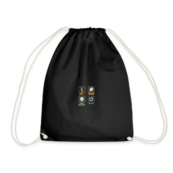 Scouting Scouts - Drawstring Bag - black - Front