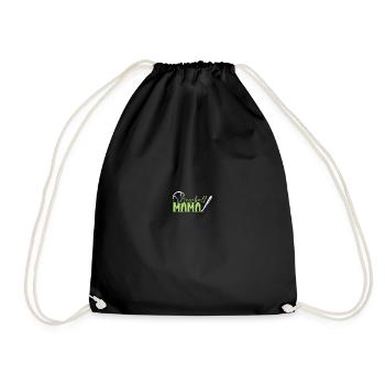 Baseball Mom - Drawstring Bag - black - Front