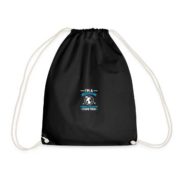 Holiday Planner Travel Agency Travel Agency - Drawstring Bag - black - Front
