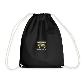 Holiday Planner Travel Agency Travel Agency - Drawstring Bag - black - Front