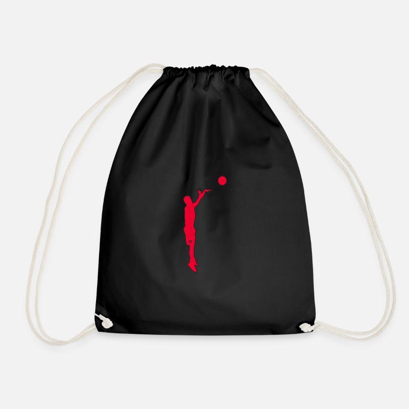 Basketball players - Drawstring Bag - black