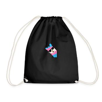 Les femmes drôles disent les lunettes de soleil de lama gay - Sac de sport léger - noir - Devant