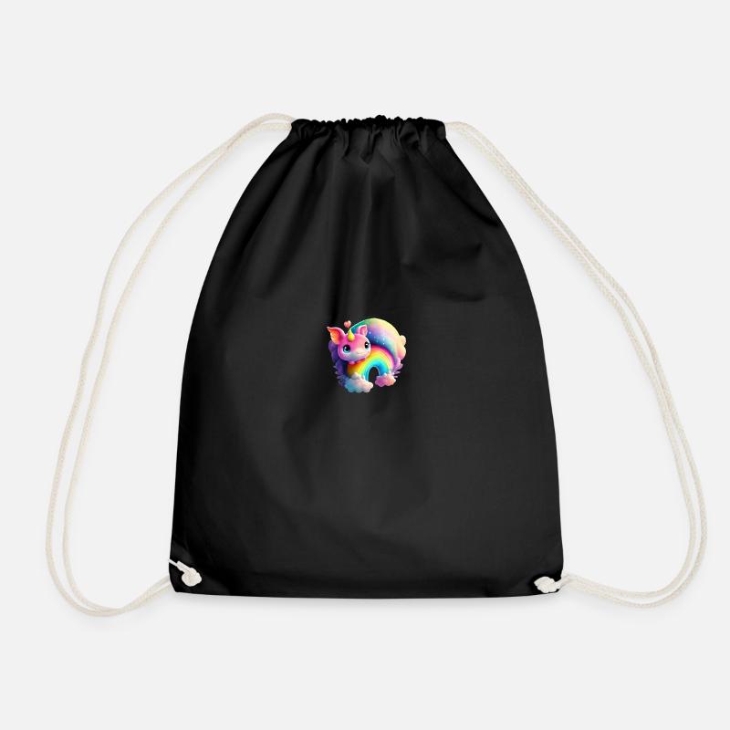Arc-en-ciel - Sac de sport léger - noir