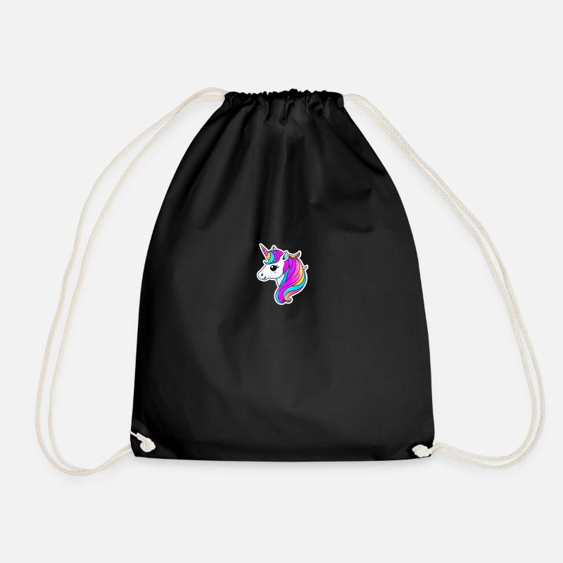 Licorne - Sac de sport léger - noir