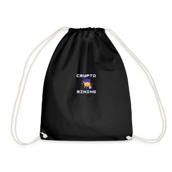 Mining - Drawstring Bag - black - Front