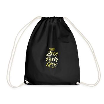 Zrce Party Crew Crown - Drawstring Bag - black - Front