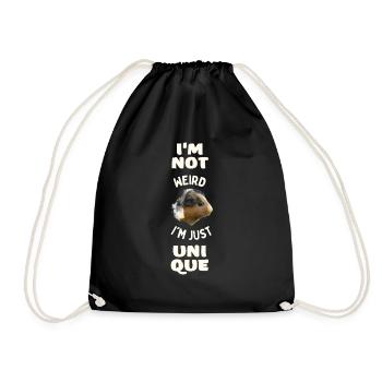 Cochon d’Inde animal de compagnie unique dicton drôle - Sac de sport léger - noir - Devant