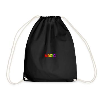 Magic - Drawstring Bag - black - Front