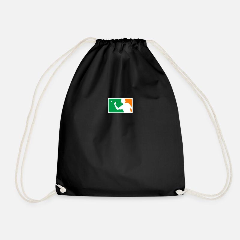beerpong - Drawstring Bag - black