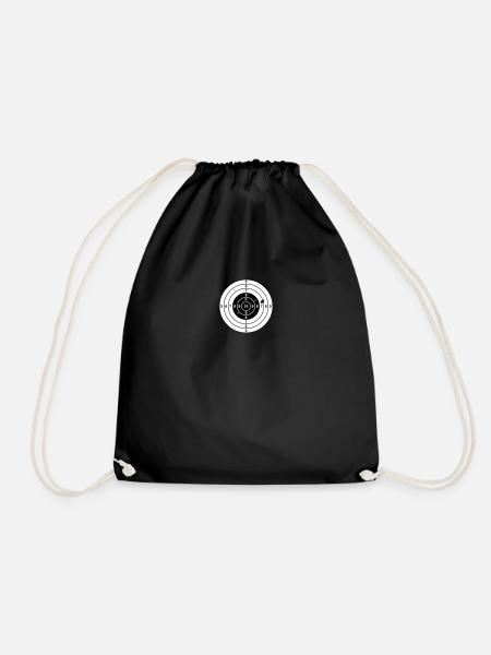 aiming - Drawstring Bag - black