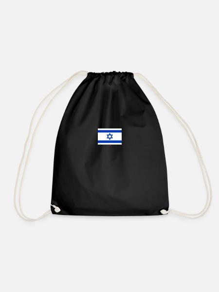 ISRAEL FLAG - Turnbeutel - Schwarz