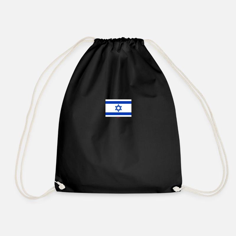ISRAEL FLAG - Turnbeutel - Schwarz