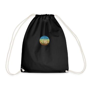 Tortue - Sac de sport léger - noir - Devant