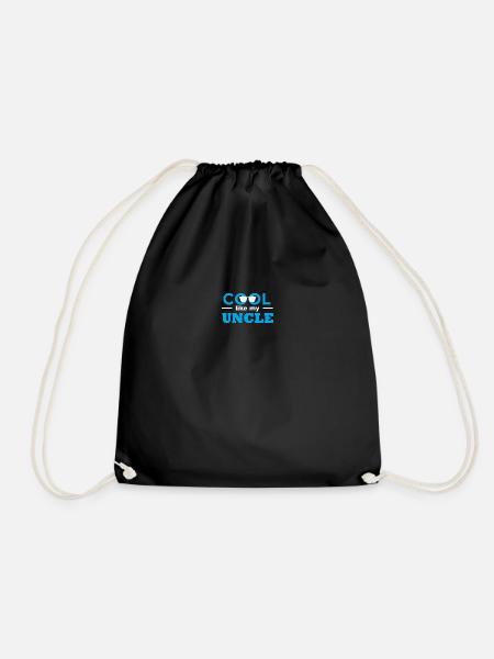 Cool Like My Uncle Baby Zwillinge Partnerlook Gift - Turnbeutel - Schwarz