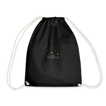 Eid Mubarak / Ramadan / Islam - Drawstring Bag - black - Front
