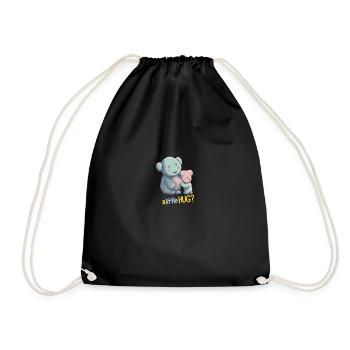 UN PETIT CÂLIN ? - Sac de sport léger - noir - Devant