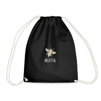 Beige Bee Greatful Biene Be Greatful - Sac de sport léger - noir - Devant