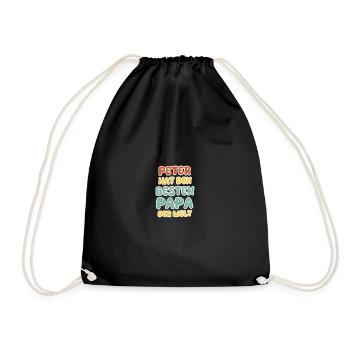 Baby Peter - Drawstring Bag - black - Front
