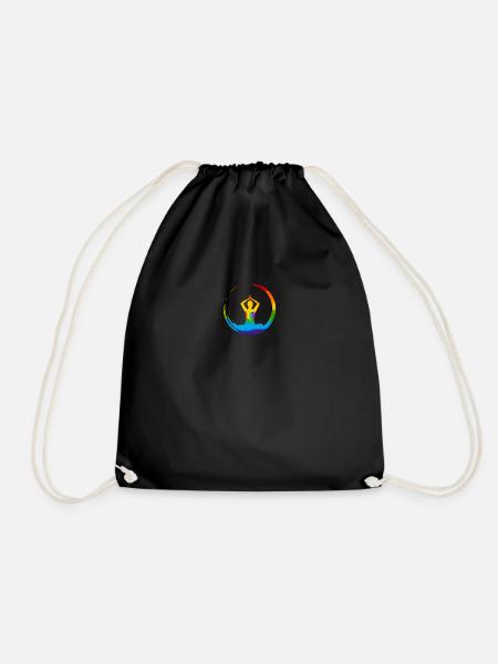 LGBT Yoga - Turnbeutel - Schwarz