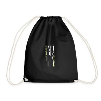 Cupid Fati - Aimez votre destin - Nietzsche - Sac de sport léger - noir - Devant