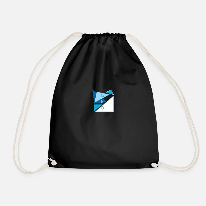 Geo Merch Math Physics - Drawstring Bag - black