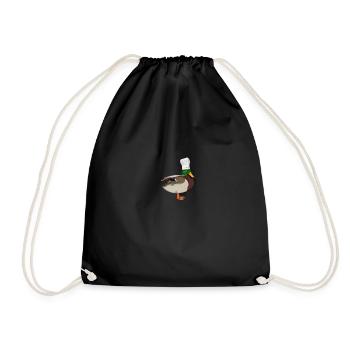 Canard Chef Chef Cuisine Ornithologue - Sac de sport léger - noir - Devant