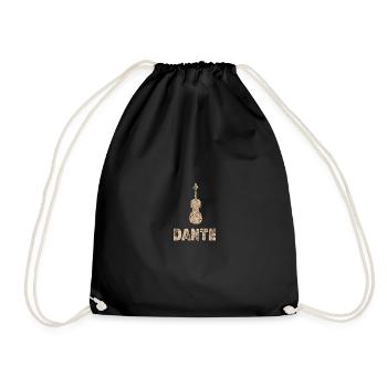 Gift for Dante - Drawstring Bag - black - Front