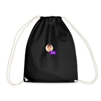 WMN PWR - Female Face - 01 - Drawstring Bag - black - Front