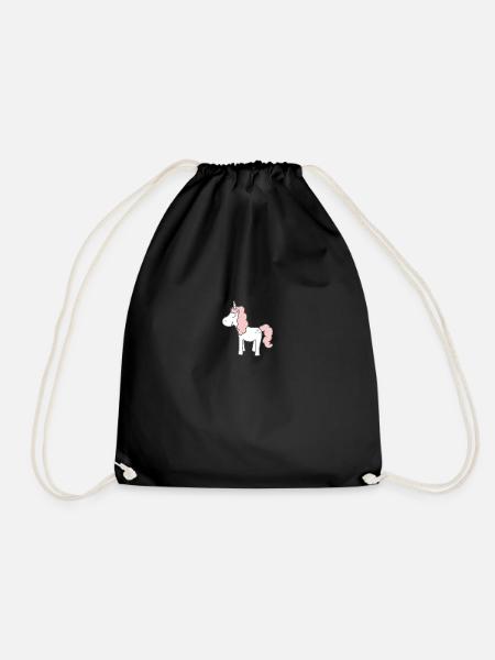 Licorne douce - Sac de sport léger - noir