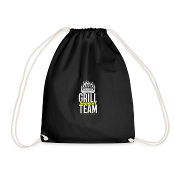 Grill Support Team - Turnbeutel - Schwarz - Vorne
