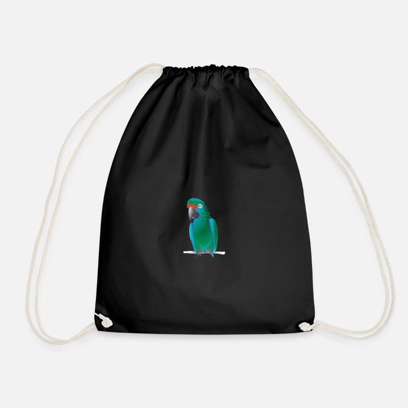 Illustration de perroquet - Sac de sport léger - noir