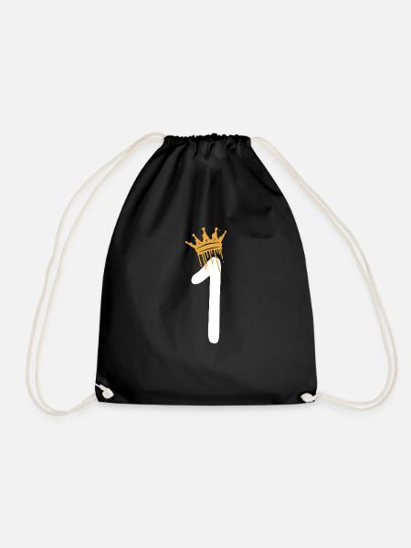 1 - Drawstring Bag - black