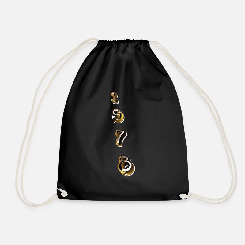 Year 1978 - Drawstring Bag - black