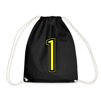 1 - Sac de sport léger - noir - Devant