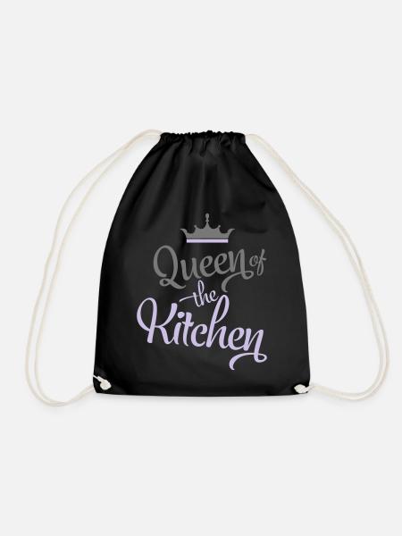 kochen - Turnbeutel - Schwarz