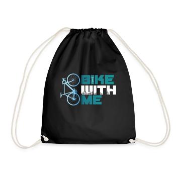 faire du vélo avec moi Fahrrad Rad bmx MTB Rennrad blau Team - Sac de sport léger - noir - Devant