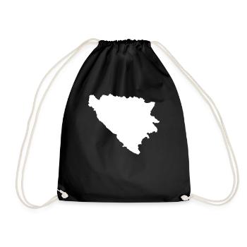 Bosnie-Herzégovine originale Idée cadeau - Sac de sport léger - noir - Devant