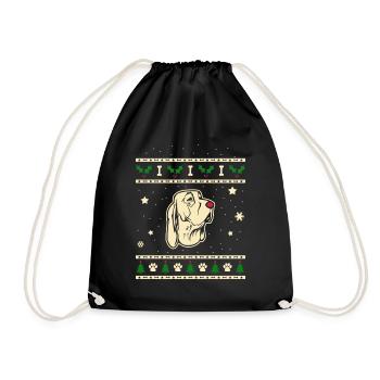 Bracco Italiano Cadeau de Noël - Sac de sport léger - noir - Devant