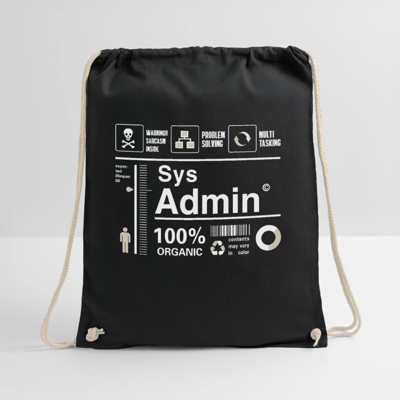 Sys admin programmier Ordinateur Nerd pc Platine cpu Sac de sport léger