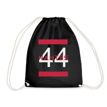 Nantes 44 Nantes T-Shirt - Turnbeutel - Schwarz - Vorne
