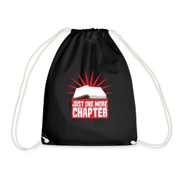 Just one more Chapter - just another chapter - Drawstring Bag - black - Front