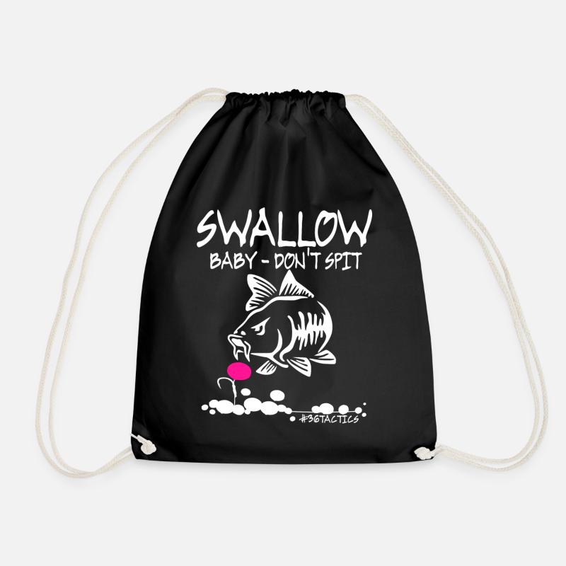 HIRONDELLE bébé NE PAS SPIT - CARP - PÊCHE - CARP - Sac de sport léger - noir