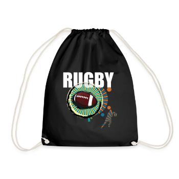 rugby - Sac de sport léger - noir - Devant